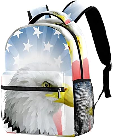 VBFOFBV LAPTOP CASual leve para homens e mulheres, bandeira e águia americana