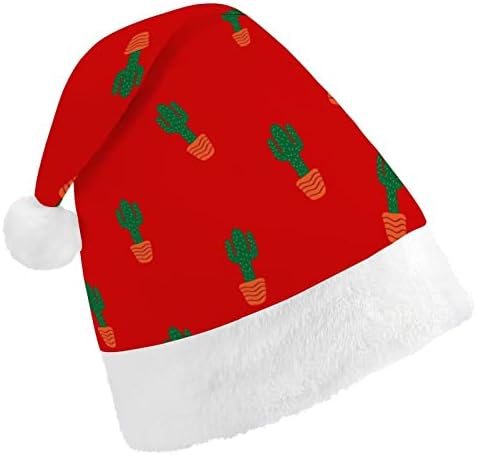 Capactus chapéu de natal Cacto Papai Noel Chapé