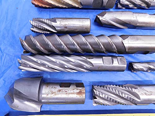 9pc lote de flautas em espiral e fábricas de desbotamento de desbaste vários tamanhos e marcas - MS4319AE1