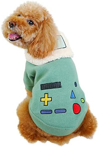 Camisolas de cachorro para cães pequenos roupas pequenas roupas de inverno Comfort Fashion Robot de lapela