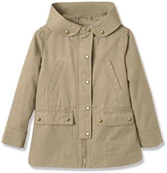 Jackets leves de capa de garotas de miniketty zípeis com capuz de casacos de roupas de vento com capuz com