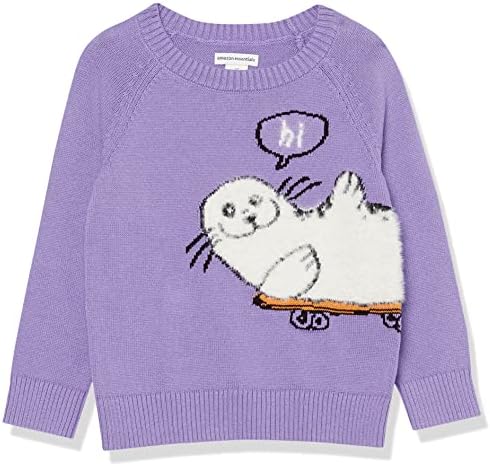 Essentials Girls e Crewneck Sweater de pullover de crianças