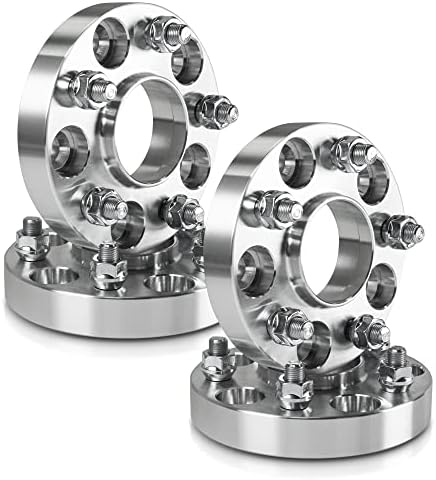 4 peças 1 25mm de espaçadores de rodas Centric Centric Adaptadores padrão 5x120 a 5x120 Bore de 66,9