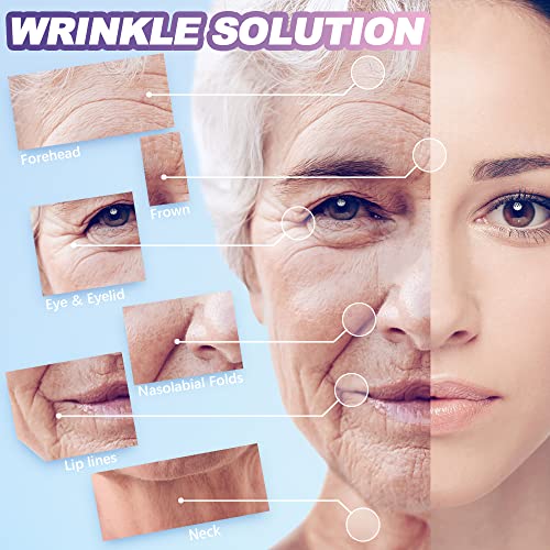Sfuchin Wrinkle Patches - fita face 160 Fita de cinesiologia elástica e elástica pré -fita para rugas - fita