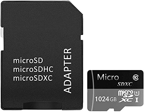 Micro SD Card Reader com um cartão Micro SD e um adaptador gratuito USB 2.0 TF Card Reader