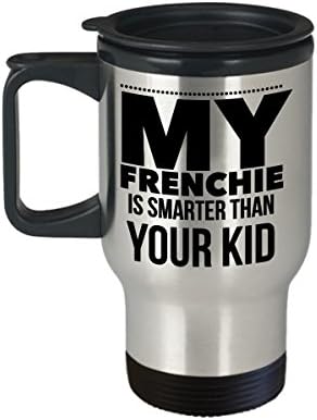 Howdy Swag French Bulldog Caneca - Caneca de café em aço inoxidável para pai ou mãe francesa