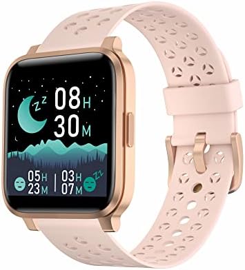 Feice Smart Watch, Fitness Tracker, TFT LCD Screen Smartwatch com freqüência cardíaca e monitor do sono, rastreador de atividades à prova d'água IP67 com pedômetro, para Android e iOS