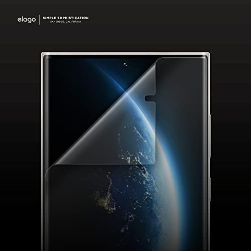 ELAGO FLEX TPU Uretano Screen Protector Compatível com Samsung Galaxy S23 Ultra 6,8 polegadas - Proteção