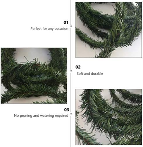 Cabilock Tree Branch Decor artificial Christmas Wreath Diy Greath Greath para férias de casamento Decoração