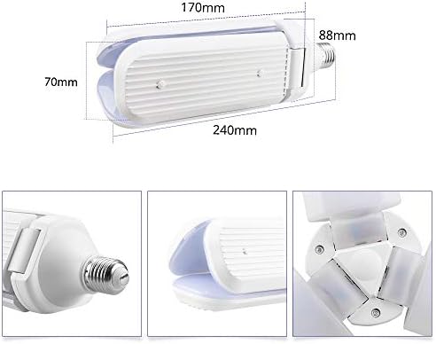 K Jingkelai 45W lâmpadas LEDs Super mais brilhante ventiladores de teto de 45w Lâmpadas de lâmpadas LED Lâmpadas