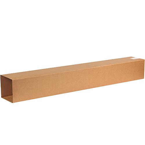 Caixa EUA 15 pacote de caixas de papelão corrugadas internas de parede dupla, 6 L x 6 W x 48 H, Kraft, envio, embalagem e movimento
