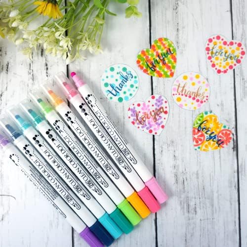 Kuretake Zig Clean Color Dot Pens Basy Base Basy Marker, 12 cores Conjunto