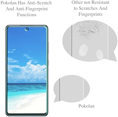 Pokolan [3-Pack] projetado para o Samsung Galaxy S20 Fe 5G, Galaxy S20 Protetor de tela de vidro temperado com temperamento, suporta leitor de impressão digital, anti-scratch, 9H Drafidade, livre de bolhas, instalação fácil