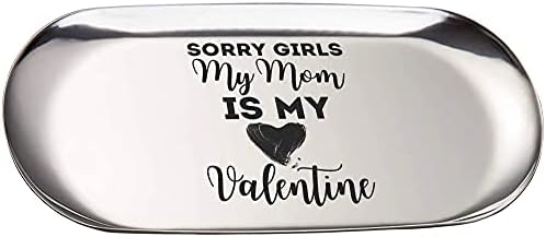 Dia dos namorados, meninos, garotas desculpe garotas, minha mãe, Valentine Key Key Holder Ring Prato