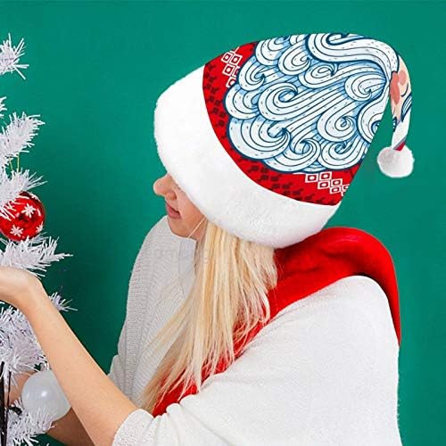 Chapéu de Papai Noel de Natal, abstrato Papai Noel Claus Xmas Holida