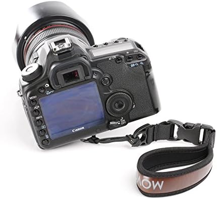 MOVO FOTO NS-6 Neoprene Câmera de pulseira com clipe de liberação de ação rápida-para Canon EOS, Nikon,