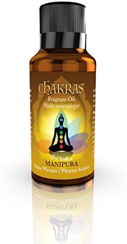 Óleos essenciais de chakras - plexo solar - manipura - óleos naturais concentrados para aromaterapia, massagem, reflexão, meditação, perfume ambiental e trabalho de energia