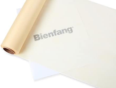 Bienfang Sketching & Rasting Paper Roll, amarelo canário, 24 polegadas x 50 jardas, grande - para desenho, rastreamento, esboço, artesanato, padrão de costura