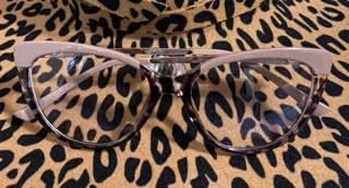 Óculos cateye anti -azul bloqueando óculos de bloqueio de abrigo de feijão copos de elite tendências, 143