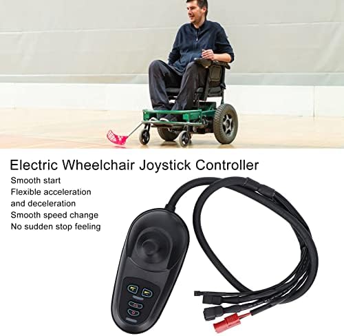 Controlador de joystick de cadeira de rodas elétrica Yuyte, controlador de direção universal sem freio eletromagnético,