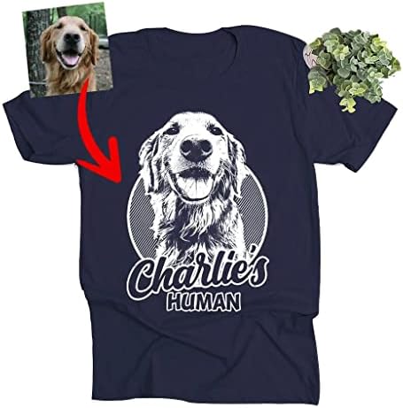 Pawarts Camisa de cachorro personalizada - camisetas gráficas personalizadas para homens/mulheres presentes personalizados para cães personalizados