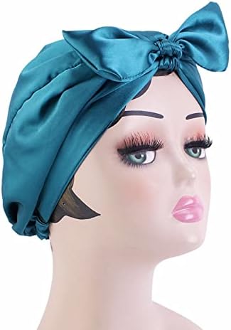 Caps Headwear para mulheres Beanias Mulheres Muslim Turbow Hatbow Hair Bonnet Cabeça Lenço Capinho Tampa Capés para Men Capinho de Vigilantes