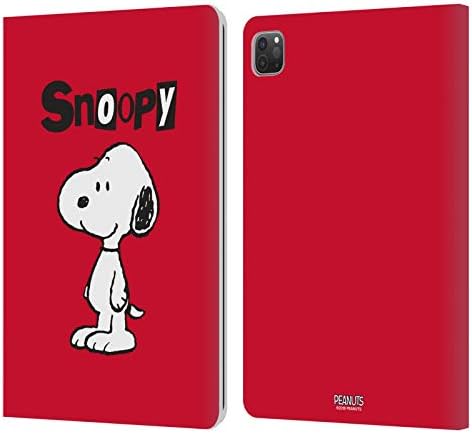 Projetos de capa principal Licenciado Oficialmente Licenciado Peanuts Snoopy Caracteres Couro Capinha de Capinha Compatível com Apple iPad Pro 11 2020/2021 / 2022