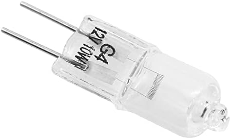 G4 LUZ SQXBK 10PCS G4 12V 10W Bi-pin White White Clear Halogen Capsule Lamp Bulbs Bulb