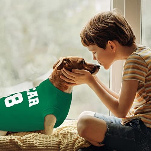 Camisa de cachorro personalizada de atdesk, camiseta de cachorro de puplo de jersey de futebol de cã