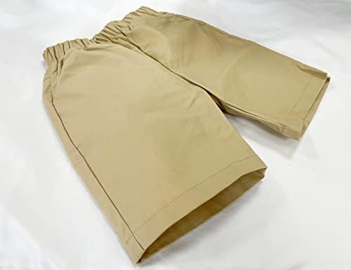 Camisa estampada infantil meninos meninos shorts chino sólidos roupas de menino de menino, crianças havaianas calças casuais de 2 peças