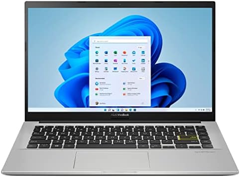 ASUS Vivobook 14 Laptop Thin and Light, tela de nanogege de 14 FHD, Core i3-1005g1 até 3,4 GHz, 4 GB de RAM, 128 GB PCIE SSD, USB-C, HDMI, webcam, SD Card Reader, Dreamy White, Win 10