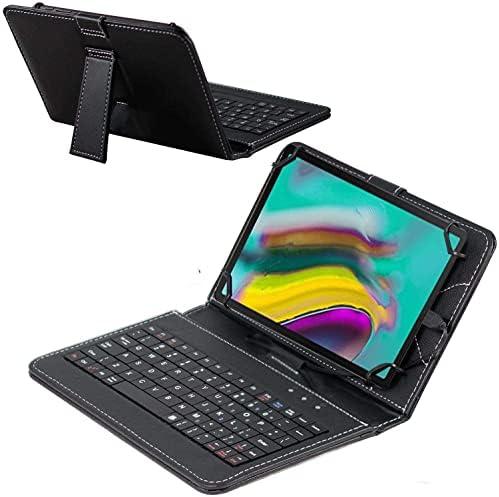 Caixa de teclado preto da Navitech compatível com o tablet SPC Gravity 10.1