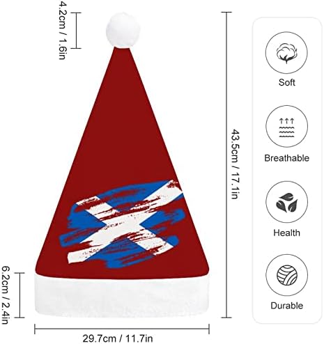 Chapéus de natal da bandeira escocesa vintage Chapéus a granel Chapéus de Natal para férias