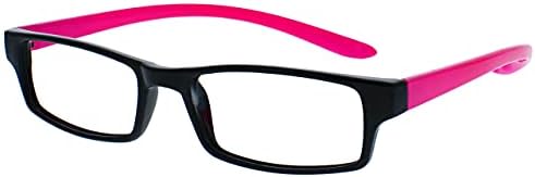 A empresa de óculos de leitura Black Neon Pink Neck Spec Specs Readers Womens Ladies Spring Dobes