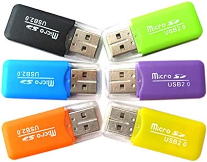 D-Groee SD Card Reader, adaptador, leitor de cartão TF, leitor de cartão microSD, portátil USB 2.0 TF T-Flash