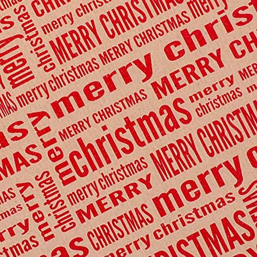 Konsait 6 lençóis grandes dobrados de papel kraft papel de embrulho tradicional embrulhado, 70 cm x 50cm, designs festivos de natal a granel, floco de neve, árvore de Natal, renas de renas de festas de aniversário decorações de presentes de feriado