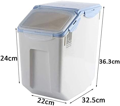 Contêiner de armazenamento de alimentos Caixa de arroz de caixa de armazenamento Rice Bucket doméstico Tipo de