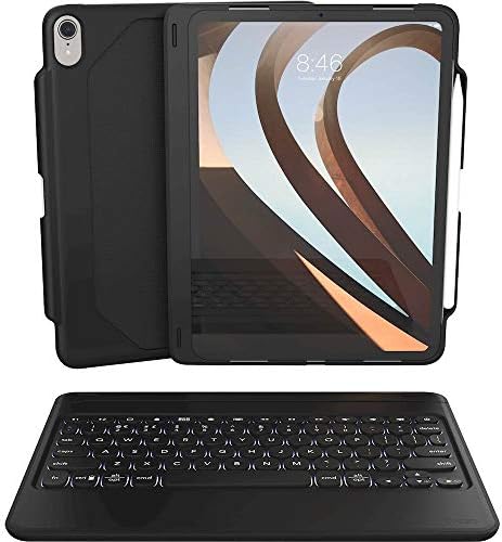 Zagg Rugged Book Go - Caso Durável e Teclado Bluetooth para Apple Ipad Pro de 11 polegadas Pro - Black