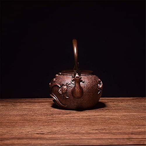 Simplicidade criativa japonesa Tetsubina de ferro fundido bule de chá de chá retro retro puro panela de cobre