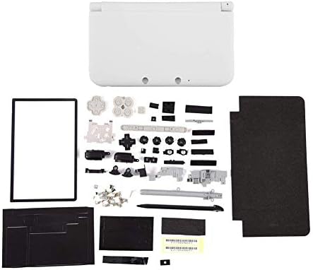 Novo concha completa da tampa da caixa da caixa com peças de reposição de botões para o 3DS XL / 3DS LL Game Console-White.
