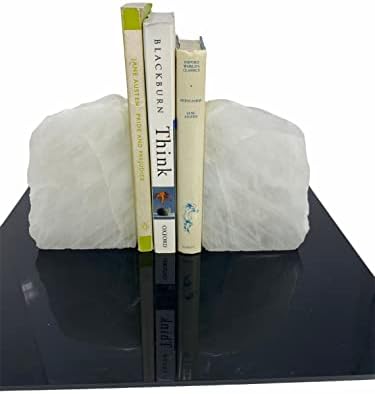 Livros de quartzo 2kg - Crystal Bookends - Livro de quartzo termina