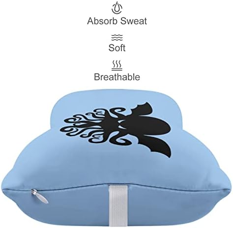 Almofado de pescoço do carro de carro Cthulhu 2 PCs confortáveis ​​Auto Cushion Cushion Memória respirável Pillow