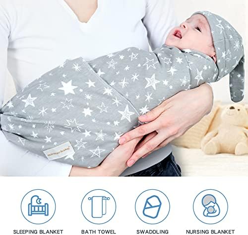 Recebendo Cobertores Garota 3 Pacote Algodão Cobertores de algodão unissex Cobertores de bebê