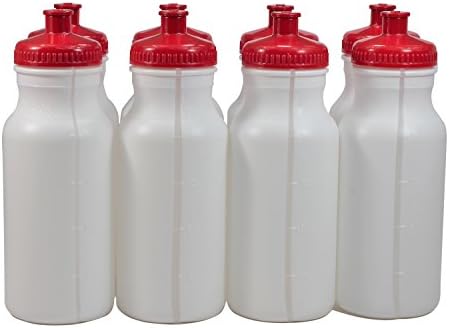 Esportes esportes garrafas de água plástica Push/pule Cap 20 onça Conjunto sem BPA 8