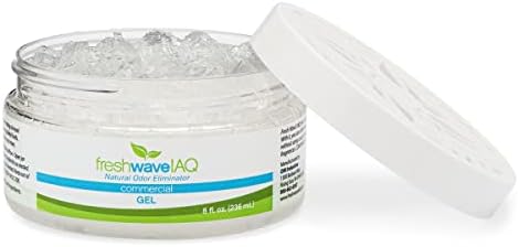 Ondas frescas odor comercial IAQ eliminando o gel, 8 fl. Oz. | Pacote de 6 | Absorvedores de odor