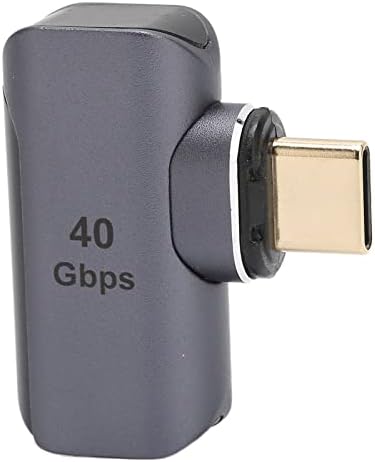 Adaptador USB C Magnético, USB C a C Angle reto Adaptador magnético Plugue compacto e reprodução para dispositivos