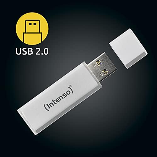 Intenso Alu Line Argent 8 GB USB Stick 2.0