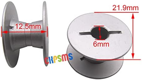 Marca CKPSMS-Bobbins de alumínio de grande capacidade #91-174 480-05 Compatível com/substituição para a marca Pfaff 335g 1183g