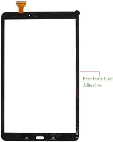 T Phael Black Touch Screen Digitalizer para Samsung Galaxy Tab A 10.1-Peças de substituição de vidro para T580 T585 SM-T580 SM-T585 com kit de ferramentas + adesivo pré-instalado