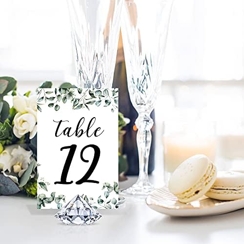 CHINCO 31 Peças Table Números de casamento Cartões de aniversário Números de mesa de tabela de